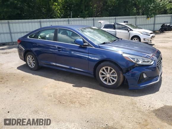2019 Hyundai Sonata Eco with VIN 5NPE24AA3KH774277, listed as a Copart auction lot 64081645 with 96,073 mi miles and Clean title. Bid and sale history available at DreamBid. Image 4.