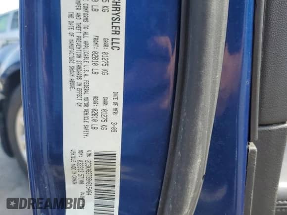 2009 Chrysler 300 C Hemi with VIN 2C3KA63T99H615464, listed as a Copart auction lot 67174205 with 75,111 mi miles and Salvage title. Bid and sale history available at DreamBid. Image 12.