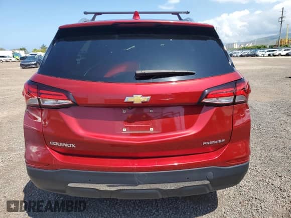 2022 Chevrolet Equinox Premier z VIN 3GNAXNEV9NS119934, wystawiony jako Copart lot #54847355 z przebiegiem 23 428 mil mil oraz Szkoda całkowita • Salvage title. Historia ofert i sprzedaży dostępna na DreamBid. Obrazek 6.