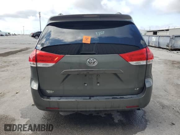 2011 Toyota Sienna LE AAS with VIN 5TDKK3DC8BS105846, listed as a Copart auction lot 55756855 with 122,042 mi miles and Salvage title. Bid and sale history available at DreamBid. Image 6.