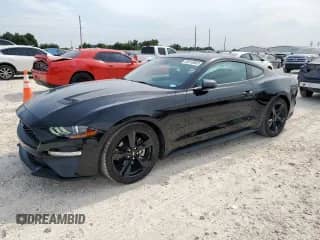 2022 Ford Mustang EcoBoost with VIN 1FA6P8TH7N5113403, listed as a Copart auction lot 69510945 with 47,986 mi miles and Salvage title. Bid and sale history available at DreamBid. Image 1.