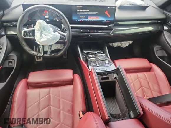 2024 BMW 5 Series 530i with VIN WBA43FJ06RCP97096, listed as a Copart auction lot 81624815 with 48,910 mi miles and Non repairable. Bid and sale history available at DreamBid. Image 8.