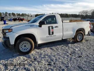 2021 Chevrolet Silverado 1500 Work Truck with VIN 3GCNWAEH0MG116602, listed as a Copart auction lot 41844945 with 86,471 mi miles and Salvage title. Bid and sale history available at DreamBid. Image 1.