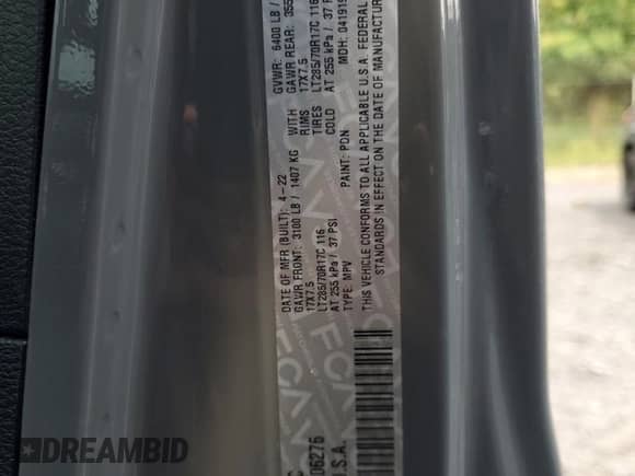 2022 Jeep Wrangler Unlimited Rubicon с VIN 1C4JJXR69NW206276, выставлен на аукционе Copart как лот 67113215 с пробегом 39 273 миль миль и Списание • Salvage title. История ставок и продаж доступна на DreamBid. Изображение 13.