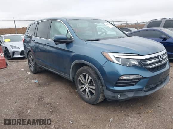 2017 Honda Pilot EX-L z VIN 5FNYF5H78HB013558, wystawiony jako IAAI lot #41555582 z przebiegiem 55 639 mil mil oraz . Historia ofert i sprzedaży dostępna na DreamBid. Obrazek 1.