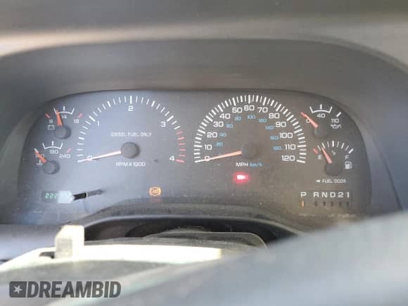 1999 Dodge 2500 with VIN 1B7KF2362XJ531322, listed as a Copart auction lot 80100015 with 222,772 mi miles and Salvage title. Bid and sale history available at DreamBid. Image 9.