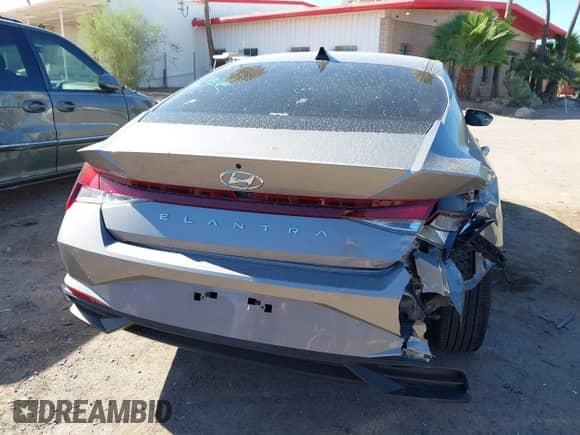 2023 Hyundai Elantra SEL with VIN KMHLS4AG7PU562924, listed as a IAAI auction lot 43185092 with 22,701 mi miles and . Bid and sale history available at DreamBid. Image 17.