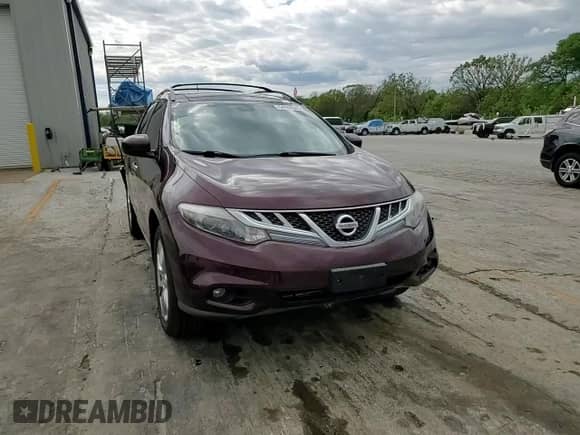 2013 Nissan Murano SV with VIN JN8AZ1MWXDW311506, listed as a Copart auction lot 54844945 with 156,110 mi miles and Salvage title. Bid and sale history available at DreamBid. Image 14.