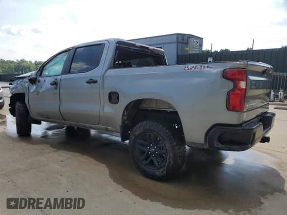 2024 Chevrolet Silverado 1500 Custom Trail Boss with VIN 3GCPDCEKXRG424440, listed as a Copart auction lot 61536585 with Not provided miles and Non repairable. Bid and sale history available at DreamBid. Image 2.