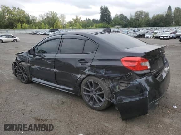 2017 Subaru WRX with VIN JF1VA1B68H9824819, listed as a Copart auction lot 80491755 with 100,494 mi miles and Salvage title. Bid and sale history available at DreamBid. Image 2.