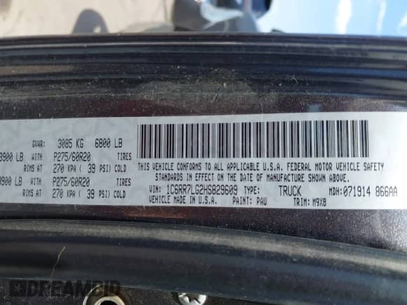 2017 Ram 1500 Big Horn z VIN 1C6RR7LG2HS829609, wystawiony jako IAAI lot #42665770 z przebiegiem 140 515 mil mil oraz . Historia ofert i sprzedaży dostępna na DreamBid. Obrazek 9.