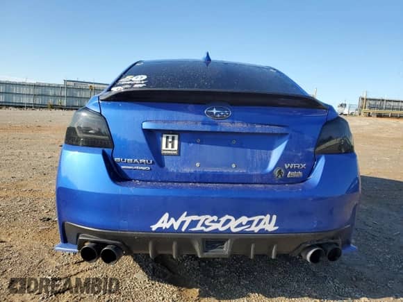 2021 Subaru WRX Premium with VIN JF1VA1C65M9812880, listed as a Copart auction lot 61812635 with 87,615 mi miles and Salvage title. Bid and sale history available at DreamBid. Image 6.