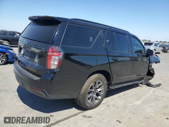 2023 Chevrolet Tahoe Z71 with VIN 1GNSKPKD1PR332098, listed as a Copart auction lot 64883395 with 72,453 mi miles and Salvage title. Bid and sale history available at DreamBid. Image 3.