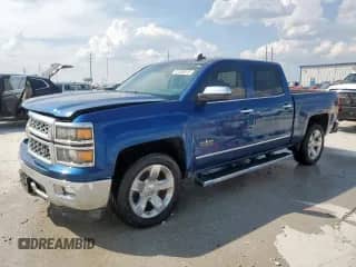 2015 Chevrolet Silverado 1500 LTZ с VIN 3GCPCSEC8FG388541, выставлен на аукционе Copart как лот 81306515 с пробегом 138 809 миль миль и Списание • Salvage title. История ставок и продаж доступна на DreamBid. Изображение 1.