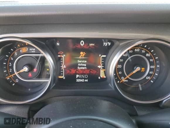 2021 Jeep Wrangler Unlimited Sahara with VIN 1C4HJXEN0MW868970, listed as a Copart auction lot 65950065 with 32,542 mi miles and Salvage title. Bid and sale history available at DreamBid. Image 9.