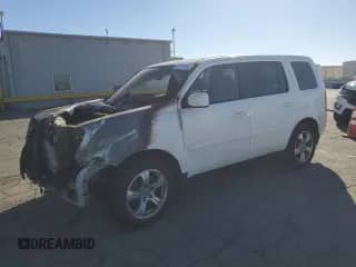 2013 Honda Pilot EX-L with VIN 5FNYF3H55DB032534, listed as a Copart auction lot 85371615 with Not provided miles and Salvage title. Bid and sale history available at DreamBid. Image 1.