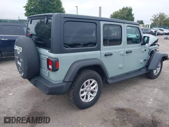 2023 Jeep Wrangler Sport S с VIN 1C4HJXDN4PW633736, выставлен на аукционе IAAI как лот 43040527 с пробегом 21 105 миль миль и . История ставок и продаж доступна на DreamBid. Изображение 4.