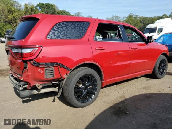 2016 Dodge Durango R/T with VIN 1C4SDJCT8GC486641, listed as a Copart auction lot 81422125 with 126,013 mi miles and Salvage title. Bid and sale history available at DreamBid. Image 3.