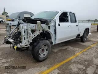 2022 Chevrolet Silverado 2500HD Work Truck with VIN 1GC5WLE78NF244088, listed as a Copart auction lot 53968424 with Not provided miles and Salvage title. Bid and sale history available at DreamBid. Image 1.