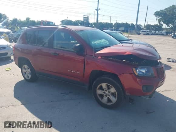 2017 Jeep Compass Sport с VIN 1C4NJCBA7HD119548, выставлен на аукционе IAAI как лот 42586037 с пробегом 93 529 миль миль и . История ставок и продаж доступна на DreamBid. Изображение 1.