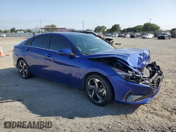 2021 Hyundai Elantra Limited z VIN 5NPLP4AG6MH003943, wystawiony jako Copart lot #67667615 z przebiegiem 38 859 mil mil oraz Szkoda całkowita • Salvage title. Historia ofert i sprzedaży dostępna na DreamBid. Obrazek 4.