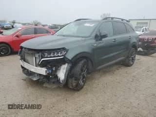 2022 Kia Sorento X-Line EX z VIN 5XYRHDLF1NG103078, wystawiony jako Copart lot #51710905 z przebiegiem 132 280 mil mil oraz Szkoda całkowita • Salvage title. Historia ofert i sprzedaży dostępna na DreamBid. Obrazek 1.