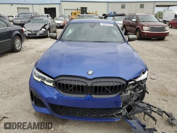 2020 BMW 3 Series M340i z VIN 3MW5U7J06L8B42538, wystawiony jako Copart lot #54375375 z przebiegiem 75 084 mil mil oraz Szkoda całkowita • Salvage title. Historia ofert i sprzedaży dostępna na DreamBid. Obrazek 5.