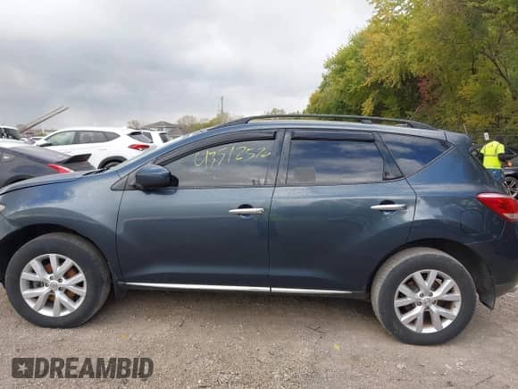 2014 Nissan Murano S with VIN JN8AZ1MW9EW528904, listed as a IAAI auction lot 43512570 with 164,403 mi miles and . Bid and sale history available at DreamBid. Image 14.