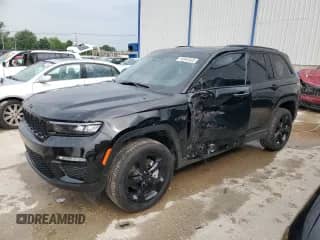 2025 Jeep Grand Cherokee Limited with VIN 1C4RJHBG9SC316771, listed as a Copart auction lot 58943495 with 860 mi miles and Salvage title. Bid and sale history available at DreamBid. Image 1.