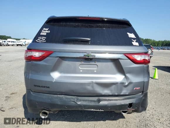 2019 Chevrolet Traverse RS с VIN 1GNERJKW7KJ278952, выставлен на аукционе Copart как лот 65736845 с пробегом 61 975 миль миль и Списание • Salvage title. История ставок и продаж доступна на DreamBid. Изображение 6.