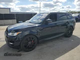 2016 Land Rover Range Rover Sport Dynamic with VIN SALWR2EF4GA100205, listed as a Copart auction lot 87058345 with 86,882 mi miles and Clean title. Bid and sale history available at DreamBid. Image 1.