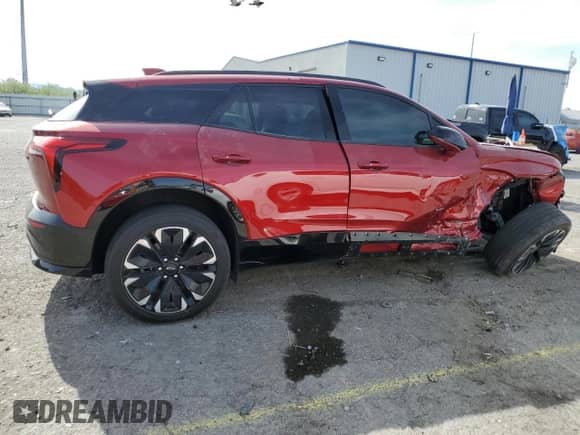 2024 Chevrolet Blazer EV eAWD RS z VIN 3GNKDCRJ7RS253694, wystawiony jako Copart lot #54578495 z przebiegiem 7 656 mil mil oraz Szkoda całkowita • Salvage title. Historia ofert i sprzedaży dostępna na DreamBid. Obrazek 3.