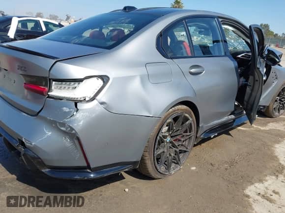 2025 BMW M3 Competition xDrive with VIN WBS33HJ03SFU19969, listed as a IAAI auction lot 41817188 with 1,944 mi miles and . Bid and sale history available at DreamBid. Image 21.