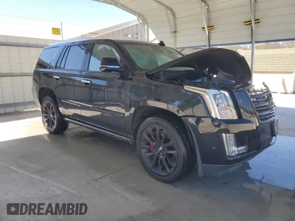 2020 Cadillac Escalade Platinum with VIN 1GYS4DKJ7LR262523, listed as a Copart auction lot 49342205 with 46,557 mi miles and Clean title. Bid and sale history available at DreamBid. Image 4.
