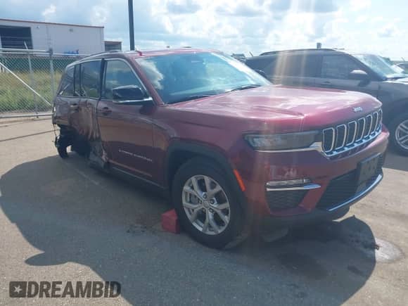 2023 Jeep Grand Cherokee Limited z VIN 1C4RJHBG8PC643976, wystawiony jako IAAI lot #42819720 z przebiegiem 16 811 mil mil oraz . Historia ofert i sprzedaży dostępna na DreamBid. Obrazek 1.
