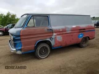 1962 Chevrolet Chevy Van с VIN 2R125S107554, выставлен на аукционе Copart как лот 65285364 с пробегом 12 862 миль миль и Чистый • Clean title. История ставок и продаж доступна на DreamBid. Изображение 1.