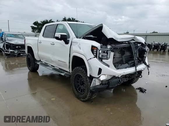 2022 GMC Sierra 1500 SLT with VIN 3GTUUDED7NG519851, listed as a Copart auction lot 60278625 with 50,610 mi miles and Salvage title. Bid and sale history available at DreamBid. Image 14.