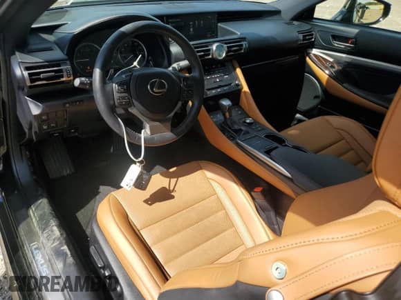 2022 Lexus RC 300 with VIN JTHD85EC8N5006650, listed as a Copart auction lot 69964045 with 16,784 mi miles and Salvage title. Bid and sale history available at DreamBid. Image 8.