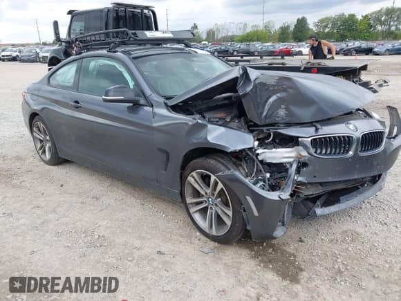 2014 BMW 4 Series 428i xDrive с VIN WBA3N5C55EK197047, выставлен на аукционе IAAI как лот 43299617 с пробегом 196 571 миль миль и . История ставок и продаж доступна на DreamBid. Изображение 1.