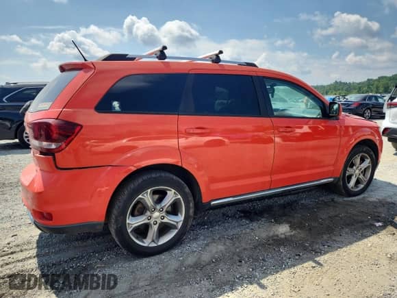 2017 Dodge Journey Crossroad Plus with VIN 3C4PDCGB4HT633952, listed as a Copart auction lot 62992945 with 145,313 mi miles and Salvage title. Bid and sale history available at DreamBid. Image 3.