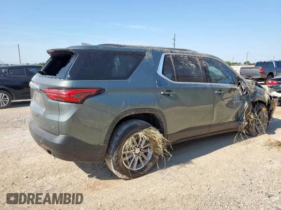 2023 Chevrolet Traverse LT Cloth z VIN 1GNERGKW8PJ168860, wystawiony jako Copart lot #71367045 z przebiegiem Nie podano mil oraz Szkoda całkowita • Salvage title. Historia ofert i sprzedaży dostępna na DreamBid. Obrazek 3.