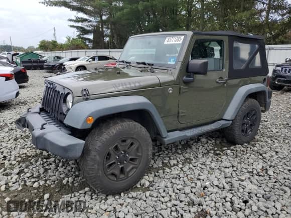 2015 Jeep Wrangler Willys Wheeler z VIN 1C4AJWAG7FL745593, wystawiony jako Copart lot #83771385 z przebiegiem 114 326 mil mil oraz Szkoda całkowita • Salvage title. Historia ofert i sprzedaży dostępna na DreamBid. Obrazek 1.