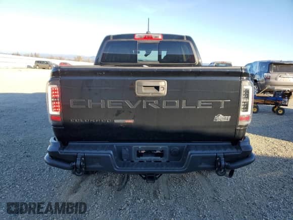 2021 Chevrolet Colorado 4WD ZR2 with VIN 1GCPTEE19M1164917, listed as a Copart auction lot 88888775 with 117,409 mi miles and Salvage title. Bid and sale history available at DreamBid. Image 6.