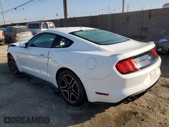 2019 Ford Mustang GT with VIN 1FA6P8CF3K5106216, listed as a Copart auction lot 82754945 with 67,369 mi miles and Salvage title. Bid and sale history available at DreamBid. Image 2.