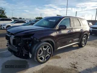 2023 Hyundai Palisade Limited с VIN KM8R5DGE9PU489644, выставлен на аукционе Copart как лот 82150495 с пробегом 56 511 миль миль и Списание • Salvage title. История ставок и продаж доступна на DreamBid. Изображение 1.