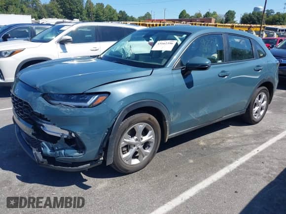 2024 Honda HR-V LX with VIN 3CZRZ2H36RM781277, listed as a IAAI auction lot 43162396 with 19,899 mi miles and . Bid and sale history available at DreamBid. Image 2.