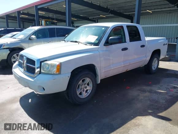 2005 Dodge Dakota SLT with VIN 1D7HW48N75S263077, listed as a IAAI auction lot 42537856 with 182,479 mi miles and . Bid and sale history available at DreamBid. Image 2.