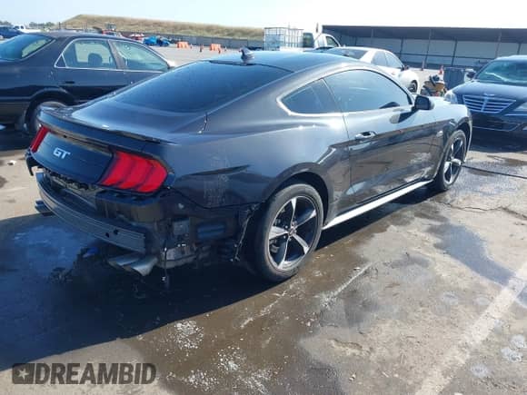2022 Ford Mustang GT with VIN 1FA6P8CF6N5135181, listed as a IAAI auction lot 42171291 with 22,371 mi miles and . Bid and sale history available at DreamBid. Image 4.