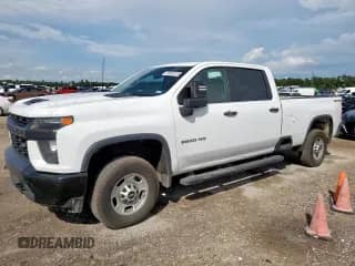 2020 Chevrolet Silverado 2500HD Work Truck z VIN 1GC1YLEY7LF175361, wystawiony jako Copart lot #83832425 z przebiegiem 154 379 mil mil oraz Szkoda całkowita • Salvage title. Historia ofert i sprzedaży dostępna na DreamBid. Obrazek 1.