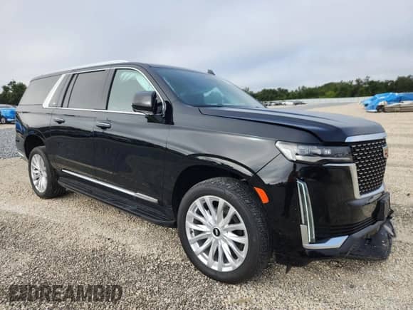 2024 Cadillac Escalade ESV 4WD Luxury with VIN 1GYS4JKL3RR183701, listed as a Copart auction lot 86230805 with 11,991 mi miles and Salvage title. Bid and sale history available at DreamBid. Image 4.